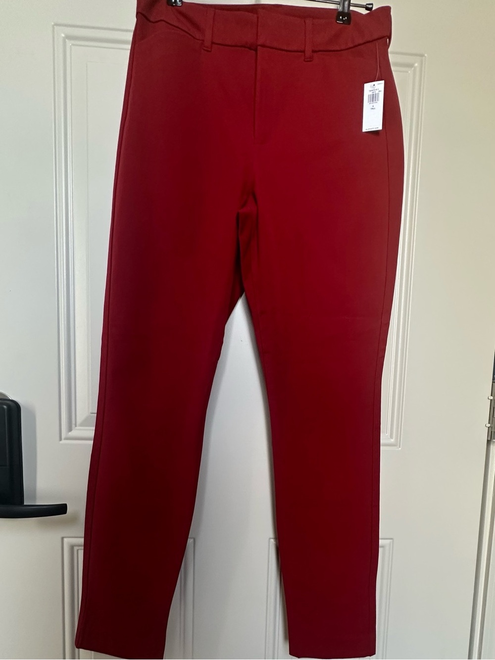 Old Navy Red Pixie Skinny High-Rise Pants
